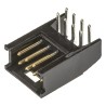 TE Connectivity AMPMODU MOD II Series Right Angle Through Hole Shrouded PCB Header 8 Contacts 2.54 mm Pitch 750V 3A 280389-2