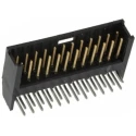 TE Connectivity AMPMODU MOD II Series Right Angle Through Hole PCB Header 24 Contacts 2.54 mm Pitch 2 Row Shrouded 280522-2
