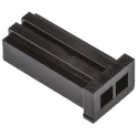 TE Connectivity AMPMODU MOD II Female Connector Housing 2 Way 1 Row Straight 2.54 mm Pitch 280358