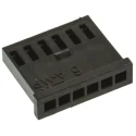 TE Connectivity AMPMODU MOD II Female Connector Housing 2.54 mm Pitch 6 Way 1 Row Straight 280360