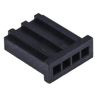 TE Connectivity AMPMODU MOD II Female Connector Housing, 2.54 mm Pitch, 4 Way, 1 Row Straight 280359