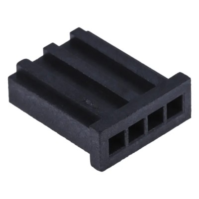 TE Connectivity AMPMODU MOD II Female Connector Housing, 2.54 mm Pitch, 4 Way, 1 Row Straight 280359
