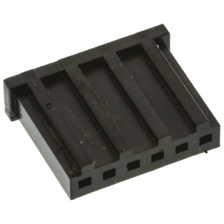 TE Connectivity AMPMODU MOD II Female Connector Housing 2.54 mm Pitch 6 Way 1 Row Straight 280360