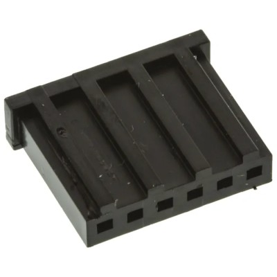TE Connectivity AMPMODU MOD II Female Connector Housing 2.54 mm Pitch 6 Way 1 Row Straight 280360