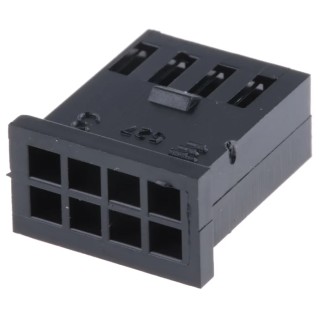 TE Connectivity AMPMODU MOD II Female Connector Housing 2.54 mm Pitch 8 Way 2 Row Straight 280365