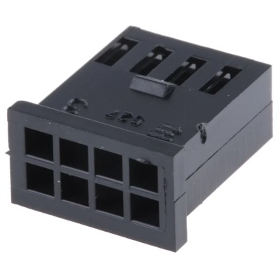 TE Connectivity AMPMODU MOD II Female Connector Housing 2.54 mm Pitch 8 Way 2 Row Straight 280365