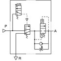 SMC Pneumatic Solenoid Valve 3 Port Residual Pressure Release Soft Start Up Pilot G 220V AC Aluminium Body EAV2000