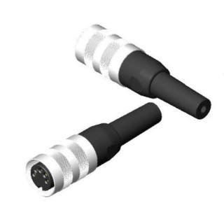 RS PRO 5 Pole Straight Standard DIN Connector Female Cable Mount Screw Lock 5A 250V IP40 210-0197