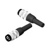 RS PRO 7 Pole Straight Standard DIN Connector Cable Mount Male, 5A, 250V, IP40, Screw Lock 210-0204