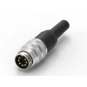 RS PRO 7 Pole Straight Standard DIN Connector, 5A, 250V, IP40 Screw Lock Cable Male 210-0205