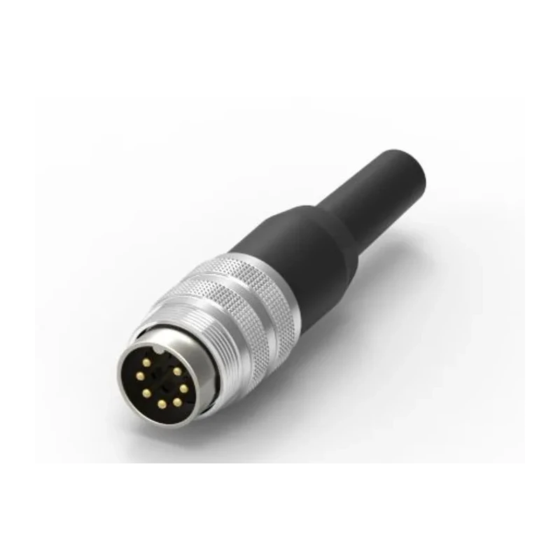 RS PRO 7 Pole Straight Standard DIN Connector, 5A, 250V, IP40 Screw Lock Cable Male 210-0205