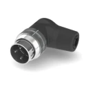 RS PRO 3 Pole Right Angle M16 DIN Connector 100V 4A Screw Lock Cable Male 210-0237