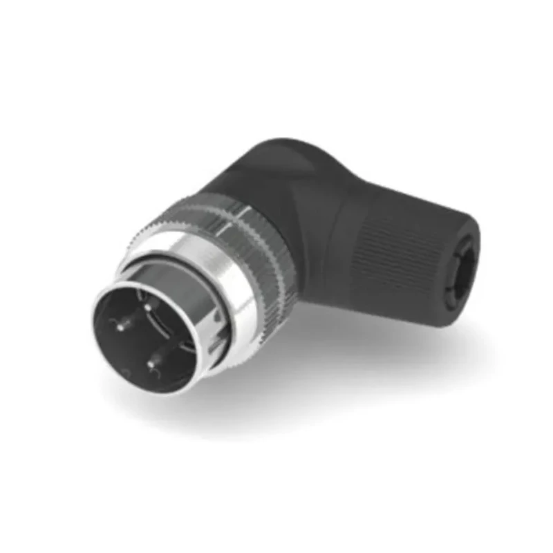 RS PRO 3 Pole Right Angle M16 DIN Connector 100V 4A Screw Lock Cable Male 210-0237