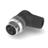 RS PRO 3 Pole Right Angle M16 DIN Connector 100V 4A Screw Lock Cable Male 210-0237