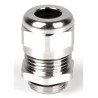 RS PRO Metallic Nickel Plated Brass Cable Gland, M12 Thread, 3 mm Min. Cable Diameter, 6.5 mm Max. Cable Diameter 210-0592