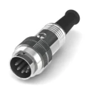 RS PRO 5 Pole Straight M16 DIN Connector, Cable Mount, Male, Screw Lock, 4A, 100V, IP40 210-0241
