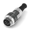 RS PRO 5 Pole Straight M16 DIN Connector, Cable Mount, Male, Screw Lock, 4A, 100V, IP40 210-0241
