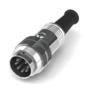 RS PRO 7 Pole Straight M16 DIN Connector, 4A, 100V, IP40, Screw Lock, Male Cable Mount 210-0244