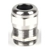 RS PRO Metallic Nickel Plated Brass Cable Gland M25 Thread 9 mm Minimum 16 mm Maximum IP68 210-0604