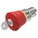 EAO Emergency Stop Push Button Head, Key Release, Mushroom Style, Red, 40mm Diameter, IP69K, IP66, IP67 45-2C35.2920.110