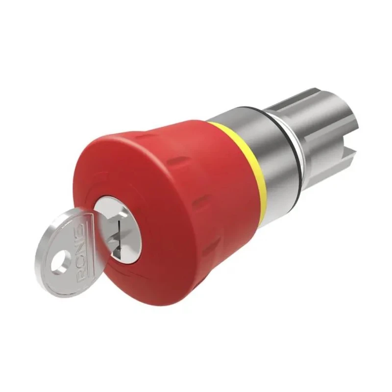 EAO Emergency Stop Push Button Head, Key Release, Mushroom Style, Red, 40mm Diameter, IP69K, IP66, IP67 45-2C35.2920.110