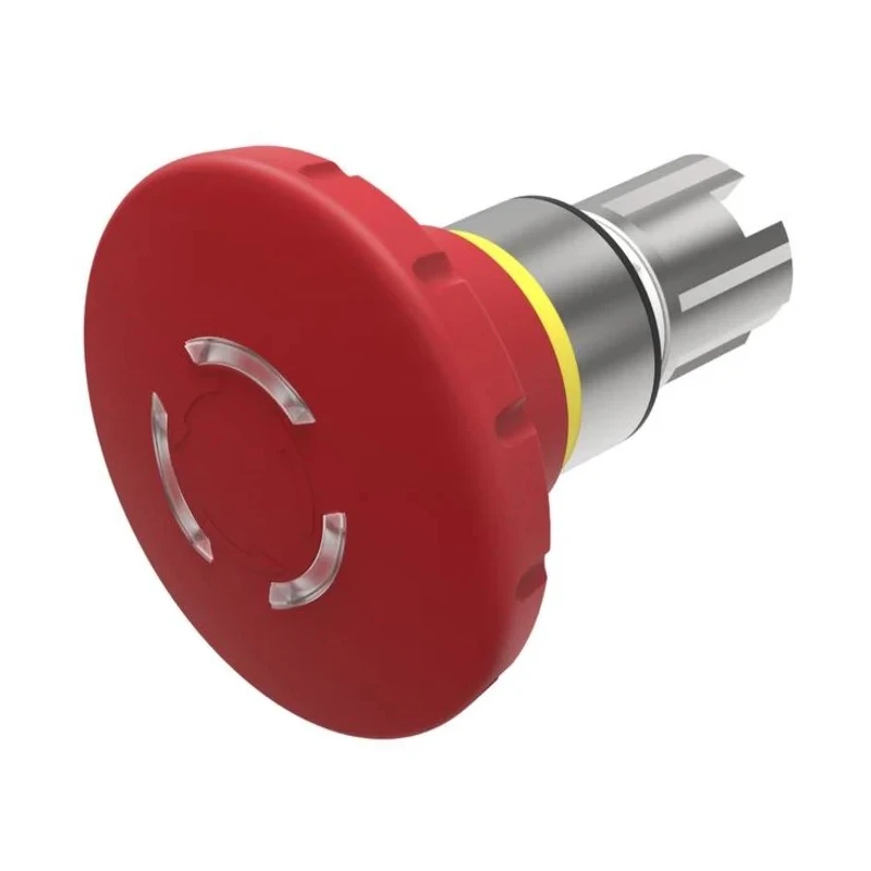 EAO Emergency Stop Push Button Head 60 mm Diameter Twist Release Plastic Mushroom Illuminated IP69K IP66 45-2D36.2A20.000