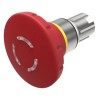 EAO Emergency Stop Push Button Head 60 mm Diameter Twist Release Plastic Mushroom Illuminated IP69K IP66 45-2D36.2A20.000