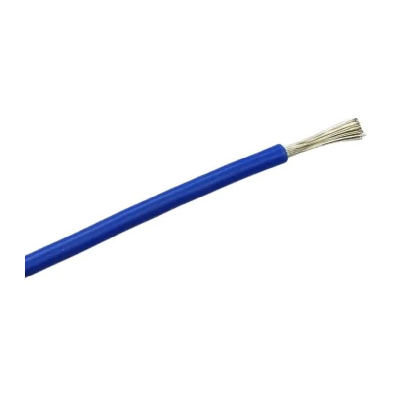 RS PRO Blue Hook Up Wire 462/0.08 mm Core Strands, 5 m Length, Silicone Rubber Insulation, 500V, 200°C Maximum 210-1253