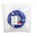 RS PRO Blue Hook Up Wire 462/0.08 mm Core Strands, 5 m Length, Silicone Rubber Insulation, 500V, 200°C Maximum 210-1253