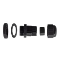 RS Pro Black Polyamide 66 Cable Gland M16 Thread, 5 mm Min Diameter, 10 mm Max Diameter, IP68 210-1322