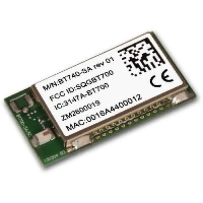 Ezurio Bluetooth Module Class 1, Version 2.1, Max Output Power 18dBm, Data Rate 2.1Mbps, 3.3-5V Supply BT740-SA