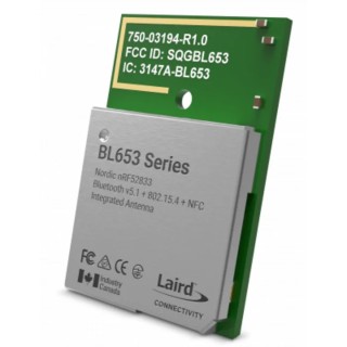 Ezurio Bluetooth Module 5.1, Class B, 2Mbps Data Rate, 1.7-3.6V Supply, 15mm x 10mm x 2.2mm 453-00041C