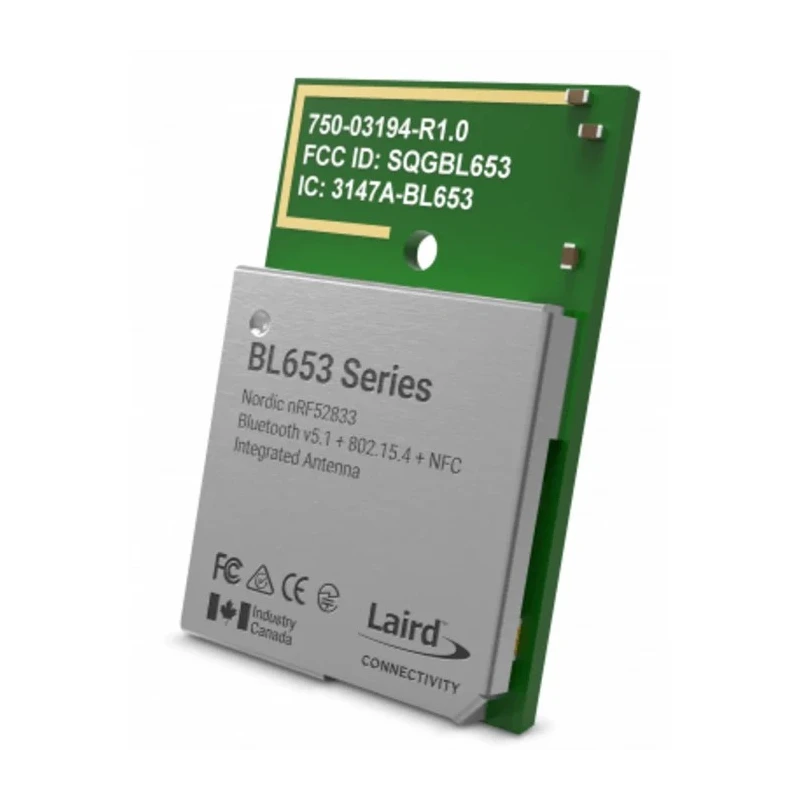 Ezurio Bluetooth Module 5.1, Class B, 2Mbps Data Rate, 1.7-3.6V Supply, 15mm x 10mm x 2.2mm 453-00041C