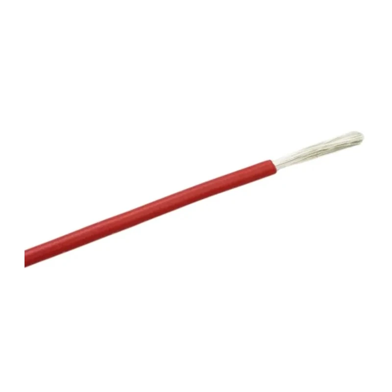 RS PRO Red Silicone Hook Up Wire 199/0.08 mm Core Strands 5 m, 500 V, 200°C Operating Temperature 210-1251