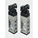 SMC Pneumatic Solenoid Valve 5/2 Pilot G 1/8 Aluminium Alloy, Nitrile Rubber Seals EVZM550