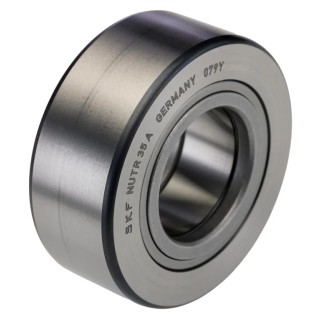 SKF Roller Bearing 35 mm Inside Diameter, 72 mm Outside Diameter, 29 mm Race Width, Flanged Rings, Open End Type NUTR 35 A