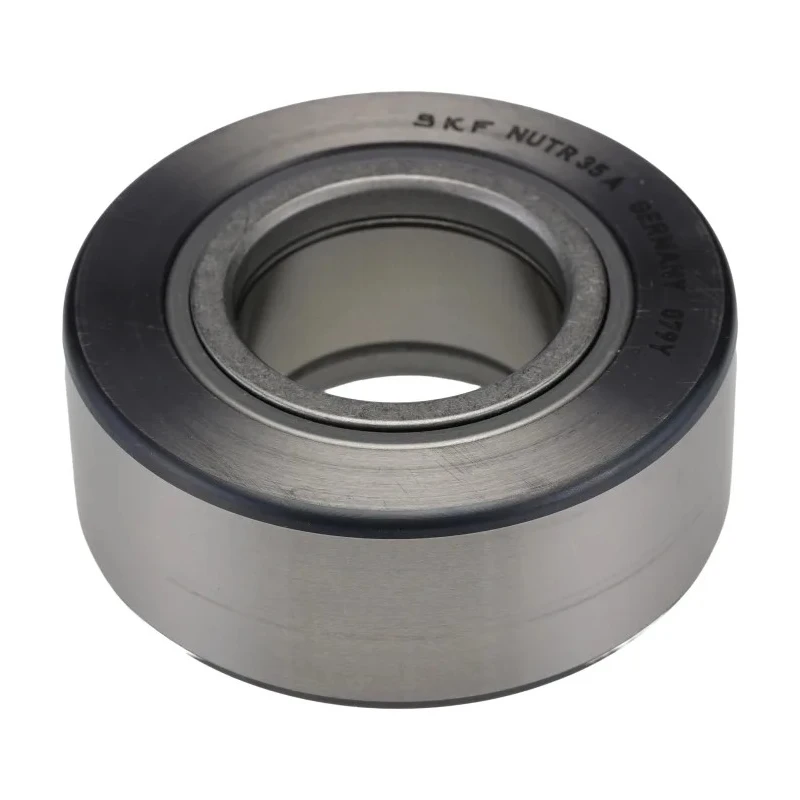 SKF Roller Bearing 35 mm Inside Diameter, 72 mm Outside Diameter, 29 mm Race Width, Flanged Rings, Open End Type NUTR 35 A