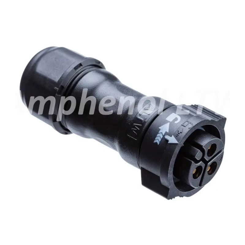 Amphenol Industrial Circular Connector 9 Contacts Cable Socket Female IP68 X-LOK Series CD-09BFFA-QL8MP0