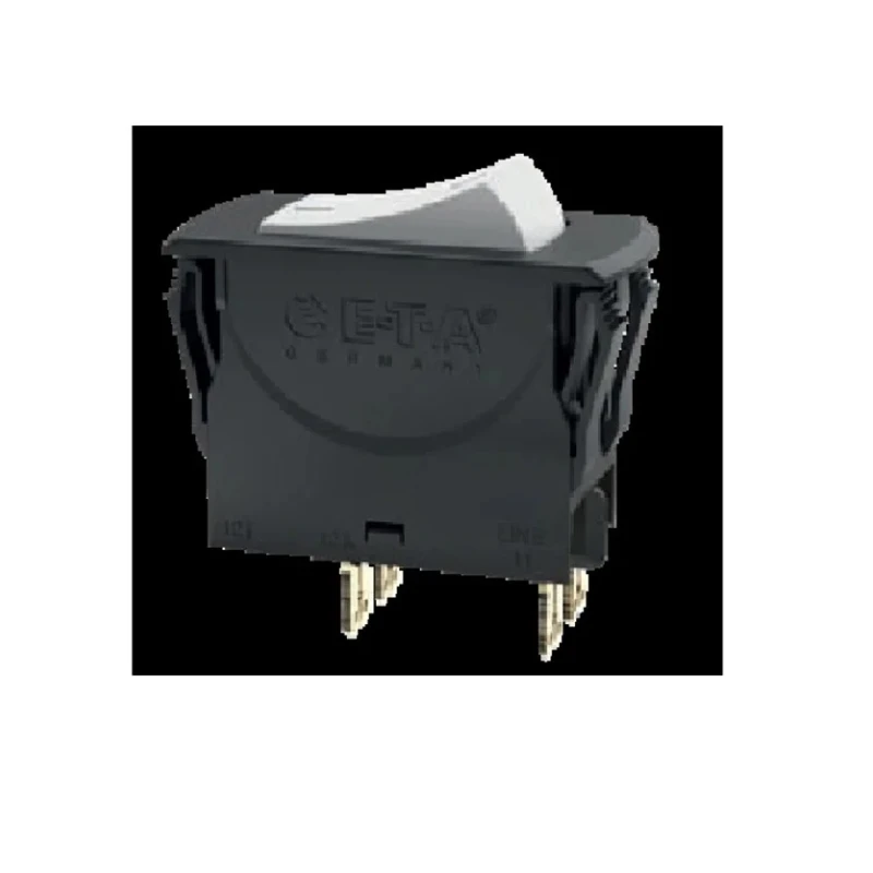ETA Thermal Circuit Breaker 12A Current Rating 2-Pole Screw Mount 3120-N526-P7T1-W01D-12A-A04011211M