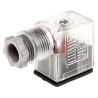 SMC Pneumatic Solenoid Coil Connector with Indicator Light 2+E Pole Format, 16A Current, 300V Voltage V32