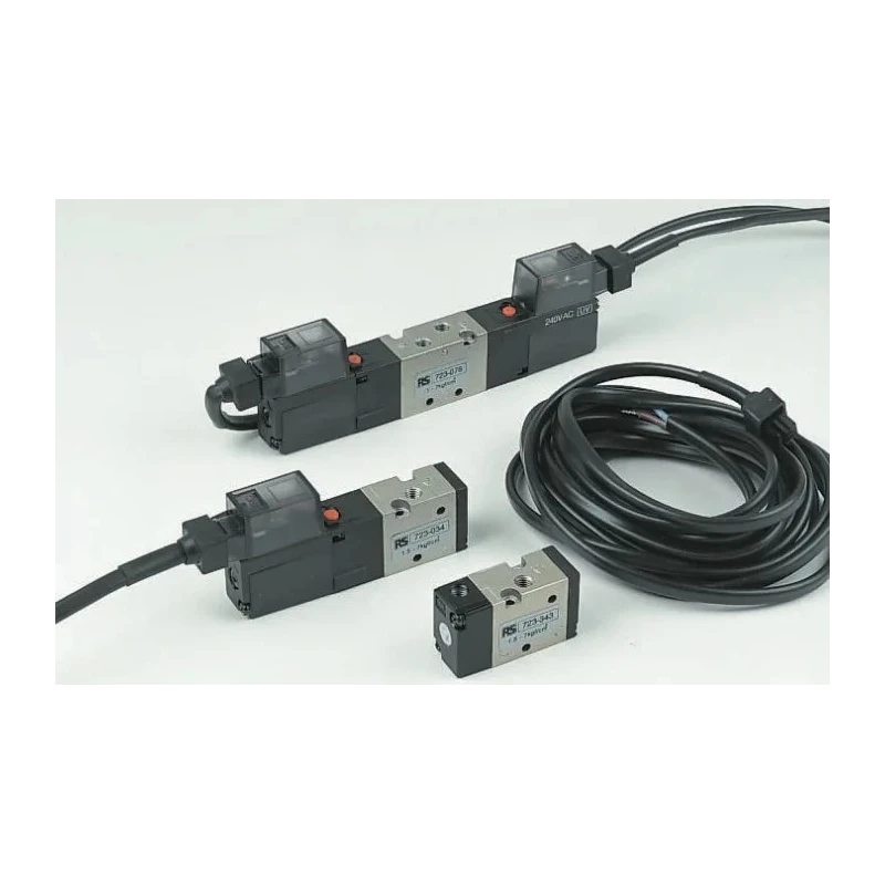 SMC Pneumatic Solenoid Valve Pilot Actuation VZA5000 Series G 1/8 Port Size, 0.7 Mpa Pressure EVZA5220-01F