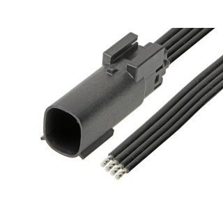 Molex Automotive Connector Black Cable 2 Way Crimp Termination 216287-1061