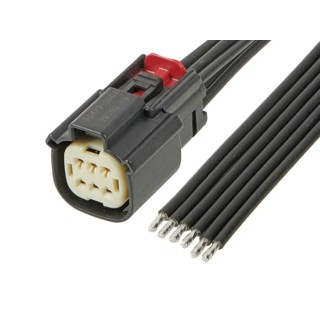 Molex Automotive Connector Black Cable 2 Way Crimp Termination 22A Current Rating 216286-1061