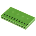 TE Connectivity AMPMODU MOD IV Female Connector Housing 2.54 mm Pitch 10 Way 1 Row Straight 1-925366-0