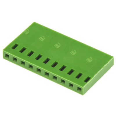 TE Connectivity AMPMODU MOD IV Female Connector Housing 2.54 mm Pitch 10 Way 1 Row Straight 1-925366-0