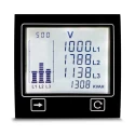 Trumeter Advanced Panel Meter Energy Meter AC with Multi-measurement Capabilities APM-PWR-APO