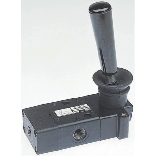 Norgren Lever Pneumatic Manual Control Valve 030 Series, G 1/8, 3/2 Function, Zinc Alloy Body, 10 bar Max Pressure 03043802