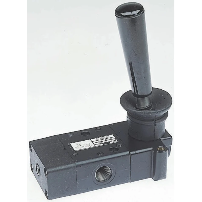 Norgren Lever Pneumatic Manual Control Valve 030 Series, G 1/8, 3/2 Function, Zinc Alloy Body, 10 bar Max Pressure 03043802