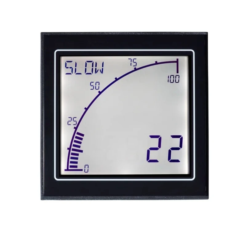 Trumeter APM LCD Digital Panel Multifunction Meter for Speed, Flow, Rate, 68 mm x 68 mm APM-RATE-APO