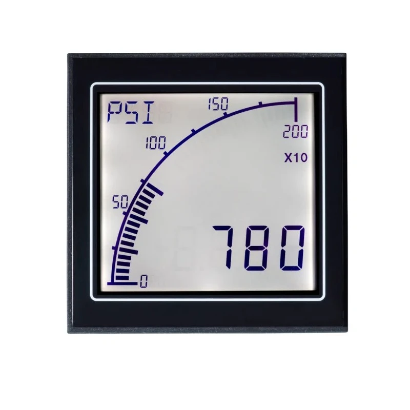 Trumeter APM LCD Digital Panel Multifunction Meter for Speed, Flow, Rate, 68 mm x 68 mm APM-RATE-APO